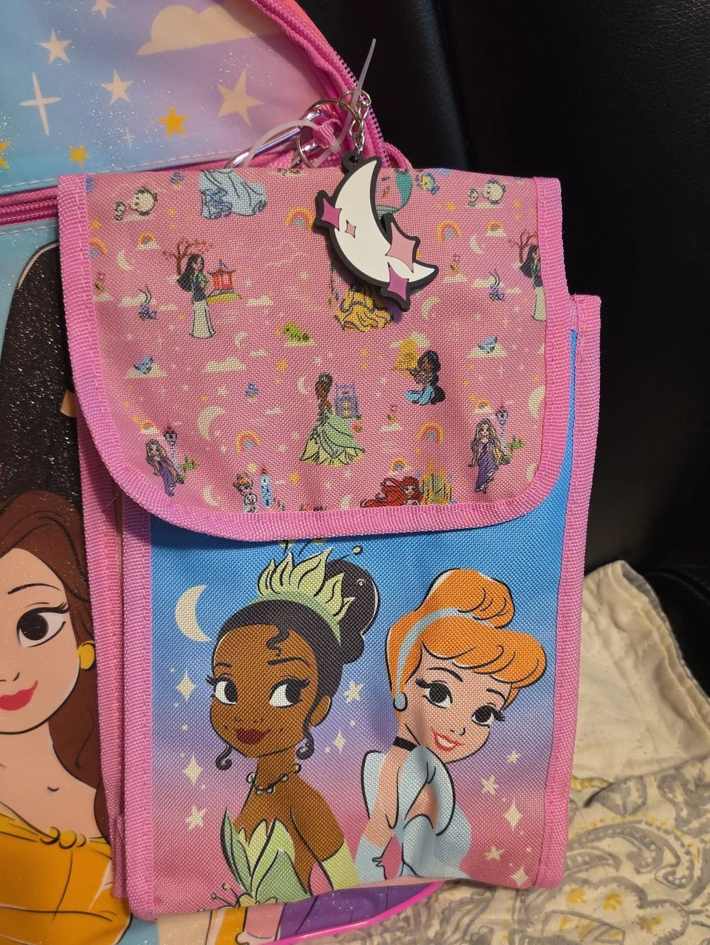 Disney Princess Backpack with Matching Lunch Pouch